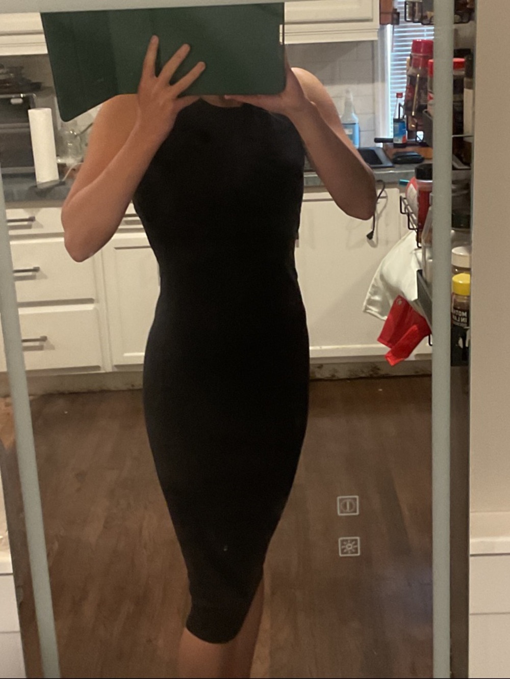 lululemon athletica Black Sleeveless Midi Dress - Picture 7 of 7